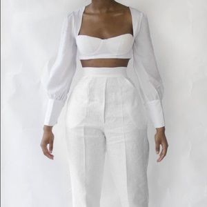 Hanifa ‘Kayla’ Bralette Crop Top Small
